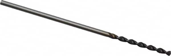 Accupro - #59 130° Cobalt Jobber Drill - TiAlN Finish, Right Hand Cut, Parabolic Flute, Straight Shank, 1-11/32" OAL, Split Point - Americas Industrial Supply