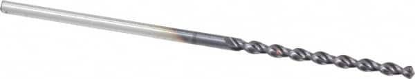Accupro - 3/64" 130° Cobalt Jobber Drill - TiAlN Finish, Right Hand Cut, Parabolic Flute, Straight Shank, 1-1/2" OAL, Split Point - Americas Industrial Supply
