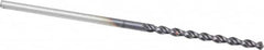 Accupro - 3/64" 130° Cobalt Jobber Drill - TiAlN Finish, Right Hand Cut, Parabolic Flute, Straight Shank, 1-1/2" OAL, Split Point - Americas Industrial Supply