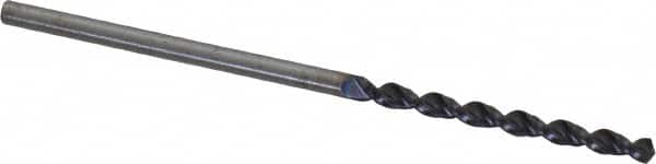 Accupro - 1.65mm 130° Cobalt Jobber Drill - TiAlN Finish, Right Hand Cut, Parabolic Flute, Straight Shank, 1-11/16" OAL, Split Point - Americas Industrial Supply