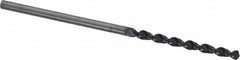 Accupro - 1.65mm 130° Cobalt Jobber Drill - TiAlN Finish, Right Hand Cut, Parabolic Flute, Straight Shank, 1-11/16" OAL, Split Point - Americas Industrial Supply