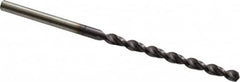 Accupro - 2.7mm 130° Cobalt Jobber Drill - TiAlN Finish, Right Hand Cut, Parabolic Flute, Straight Shank, 2-13/32" OAL, Split Point - Americas Industrial Supply
