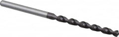 Accupro - 5/32" 130° Cobalt Jobber Drill - TiAlN Finish, Right Hand Cut, Parabolic Flute, Straight Shank, 2-15/16" OAL, Split Point - Americas Industrial Supply