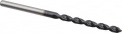 Accupro - #21 130° Cobalt Jobber Drill - TiAlN Finish, Right Hand Cut, Parabolic Flute, Straight Shank, 2-15/16" OAL, Split Point - Americas Industrial Supply