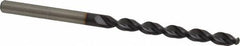 Accupro - 11/64" 130° Cobalt Jobber Drill - TiAlN Finish, Right Hand Cut, Parabolic Flute, Straight Shank, 3-5/32" OAL, Split Point - Americas Industrial Supply