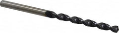 Accupro - #7 130° Cobalt Jobber Drill - TiAlN Finish, Right Hand Cut, Parabolic Flute, Straight Shank, 3-3/8" OAL, Split Point - Americas Industrial Supply
