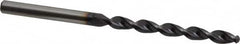 Accupro - #3 130° Cobalt Jobber Drill - TiAlN Finish, Right Hand Cut, Parabolic Flute, Straight Shank, 3-21/32" OAL, Split Point - Americas Industrial Supply