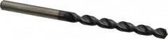 Accupro - Letter C 130° Cobalt Jobber Drill - TiAlN Finish, Right Hand Cut, Parabolic Flute, Straight Shank, 3-31/32" OAL, Split Point - Americas Industrial Supply