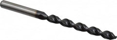 Accupro - 7.25mm 130° Cobalt Jobber Drill - TiAlN Finish, Right Hand Cut, Parabolic Flute, Straight Shank, 4-9/32" OAL, Split Point - Americas Industrial Supply