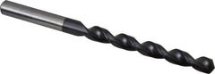 Accupro - Letter N 130° Cobalt Jobber Drill - TiAlN Finish, Right Hand Cut, Parabolic Flute, Straight Shank, 4-19/32" OAL, Split Point - Americas Industrial Supply