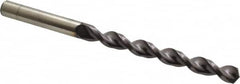 Accupro - 7.9mm 130° Cobalt Jobber Drill - TiAlN Finish, Right Hand Cut, Parabolic Flute, Straight Shank, 4-19/32" OAL, Split Point - Americas Industrial Supply