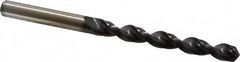 Accupro - Letter P 130° Cobalt Jobber Drill - TiAlN Finish, Right Hand Cut, Parabolic Flute, Straight Shank, 4-19/32" OAL, Split Point - Americas Industrial Supply