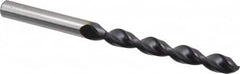 Accupro - Letter Q 130° Cobalt Jobber Drill - TiAlN Finish, Right Hand Cut, Parabolic Flute, Straight Shank, 4-19/32" OAL, Split Point - Americas Industrial Supply