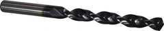 Accupro - 15/32" 130° Cobalt Jobber Drill - TiAlN Finish, Right Hand Cut, Parabolic Flute, Straight Shank, 5-15/16" OAL, Split Point - Americas Industrial Supply