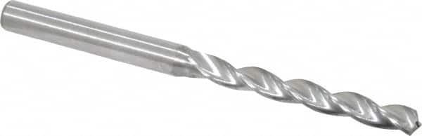Kennametal - 5.1mm 130° Solid Carbide Jobber Drill - Bright Finish, Right Hand Cut, Spiral Flute, Straight Shank, 82mm OAL, Standard Point - Americas Industrial Supply