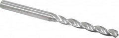 Kennametal - 5.1mm 130° Solid Carbide Jobber Drill - Bright Finish, Right Hand Cut, Spiral Flute, Straight Shank, 82mm OAL, Standard Point - Americas Industrial Supply