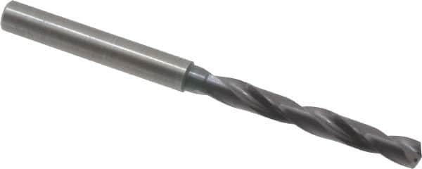 Guhring - 0.2047" 140° Solid Carbide Jobber Drill - FIREX Finish, Right Hand Cut, Spiral Flute, Straight Shank, 82mm OAL, SU Point - Americas Industrial Supply