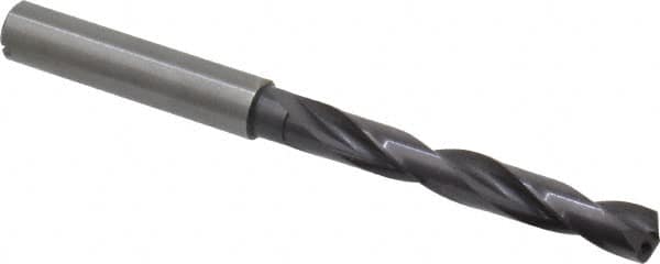 Guhring - Letter H 140° Solid Carbide Jobber Drill - FIREX Finish, Right Hand Cut, Spiral Flute, Straight Shank, 91mm OAL, SU Point - Americas Industrial Supply