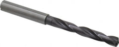Guhring - Letter H 140° Solid Carbide Jobber Drill - FIREX Finish, Right Hand Cut, Spiral Flute, Straight Shank, 91mm OAL, SU Point - Americas Industrial Supply