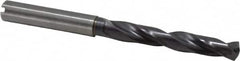 Guhring - 19/64" 140° Solid Carbide Jobber Drill - FIREX Finish, Right Hand Cut, Spiral Flute, Straight Shank, 91mm OAL, SU Point - Americas Industrial Supply