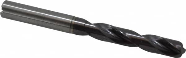 Guhring - Letter W 140° Solid Carbide Jobber Drill - FIREX Finish, Right Hand Cut, Spiral Flute, Straight Shank, 103mm OAL, SU Point - Americas Industrial Supply