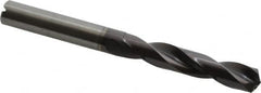 Guhring - 0.3937" 140° Solid Carbide Jobber Drill - FIREX Finish, Right Hand Cut, Spiral Flute, Straight Shank, 103mm OAL, SU Point - Americas Industrial Supply