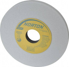 Norton - 6" Diam x 1-1/4" Hole x 1/2" Thick, K Hardness, 60 Grit Surface Grinding Wheel - Aluminum Oxide, Type 1, Medium Grade, 4,140 Max RPM, Vitrified Bond, No Recess - Americas Industrial Supply