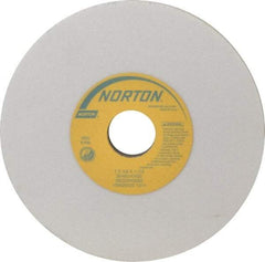 Norton - 7" Diam x 1-1/4" Hole x 3/8" Thick, K Hardness, 60 Grit Surface Grinding Wheel - Aluminum Oxide, Type 1, Medium Grade, 3,600 Max RPM, Vitrified Bond, No Recess - Americas Industrial Supply