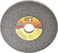 Norton - 7" Diam x 1-1/4" Hole x 1/2" Thick, F Hardness, 46 Grit Surface Grinding Wheel - Aluminum Oxide, Type 1, Coarse Grade, 3,600 Max RPM, Vitrified Bond, No Recess - Americas Industrial Supply