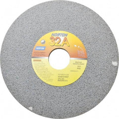 Norton - 7" Diam x 1-1/4" Hole x 1/2" Thick, G Hardness, 60 Grit Surface Grinding Wheel - Aluminum Oxide, Type 1, Medium Grade, 3,600 Max RPM, Vitrified Bond, No Recess - Americas Industrial Supply