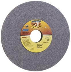 Norton - 14" Diam x 5" Hole x 1-1/2" Thick, G Hardness, 46 Grit Surface Grinding Wheel - Ceramic, Type 1, Coarse Grade, Vitrified Bond, No Recess - Americas Industrial Supply