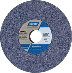 Norton - 7" Diam x 1-1/4" Hole x 1/2" Thick, H Hardness, 46 Grit Surface Grinding Wheel - Aluminum Oxide, Type 1, Coarse Grade, 3,600 Max RPM, Vitrified Bond, No Recess - Americas Industrial Supply
