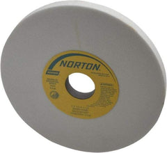 Norton - 7" Diam x 1-1/4" Hole x 1/2" Thick, H Hardness, 80 Grit Surface Grinding Wheel - Aluminum Oxide, Type 1, Medium Grade, 3,600 Max RPM, Vitrified Bond, No Recess - Americas Industrial Supply