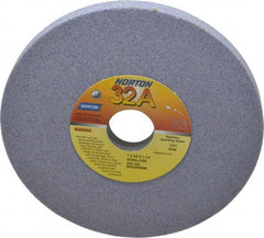 Norton - 7" Diam x 1-1/4" Hole x 1/2" Thick, J Hardness, 60 Grit Surface Grinding Wheel - Aluminum Oxide, Type 1, Medium Grade, 3,600 Max RPM, Vitrified Bond, No Recess - Americas Industrial Supply