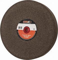 Camel Grinding Wheels - 60 Grit Aluminum Oxide Bench & Pedestal Grinding Wheel - 14" Diam x 1-1/2" Hole x 2" Thick, 1773 Max RPM, M Hardness, Medium Grade , Vitrified Bond - Americas Industrial Supply