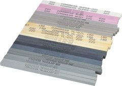 Made in USA - 30 Piece Aluminum Oxide Polishing Stone Kit - Coarse, Medium & Fine - Americas Industrial Supply