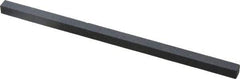 Made in USA - 240 Grit Silicon Carbide Square Polishing Stone - Very Fine Grade, 1/4" Wide x 6" Long x 1/4" Thick - Americas Industrial Supply