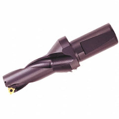 Iscar - 81mm Max Drill Depth, 2.25xD, 36mm Diam, Indexable Insert Drill - 2 Inserts, 32mm Shank Diam, Whistle Notch Shank - Americas Industrial Supply
