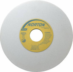 Norton - 7" Diam x 1-1/4" Hole x 1/4" Thick, K Hardness, 60 Grit Surface Grinding Wheel - Aluminum Oxide, Type 1, Medium Grade, 3,600 Max RPM, Vitrified Bond, No Recess - Americas Industrial Supply