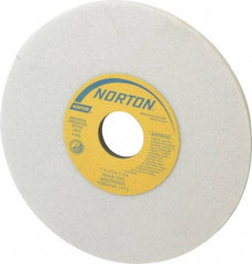 Norton - 7" Diam x 1-1/4" Hole x 1/4" Thick, I Hardness, 46 Grit Surface Grinding Wheel - Aluminum Oxide, Type 1, Coarse Grade, 3,600 Max RPM, Vitrified Bond, No Recess - Americas Industrial Supply