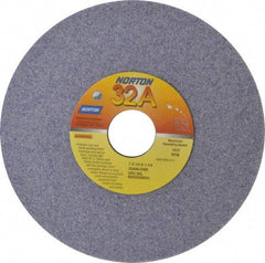 Norton - 7" Diam x 1-1/4" Hole x 1/4" Thick, I Hardness, 46 Grit Surface Grinding Wheel - Aluminum Oxide, Type 1, Coarse Grade, 3,600 Max RPM, Vitrified Bond, No Recess - Americas Industrial Supply