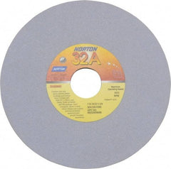 Norton - 7" Diam x 1-1/4" Hole x 1/4" Thick, I Hardness, 120 Grit Surface Grinding Wheel - Aluminum Oxide, Type 1, Fine Grade, 3,600 Max RPM, Vitrified Bond, No Recess - Americas Industrial Supply