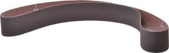Norton - 2" Wide x 48" OAL, 80 Grit, Aluminum Oxide Abrasive Belt - Aluminum Oxide, Medium, Coated, X Weighted Cloth Backing, Series R228 - Americas Industrial Supply