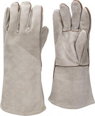 MCR Safety - Size XL Cowhide Welding Glove - 13" OAL, Gauntlet Cuff - Americas Industrial Supply