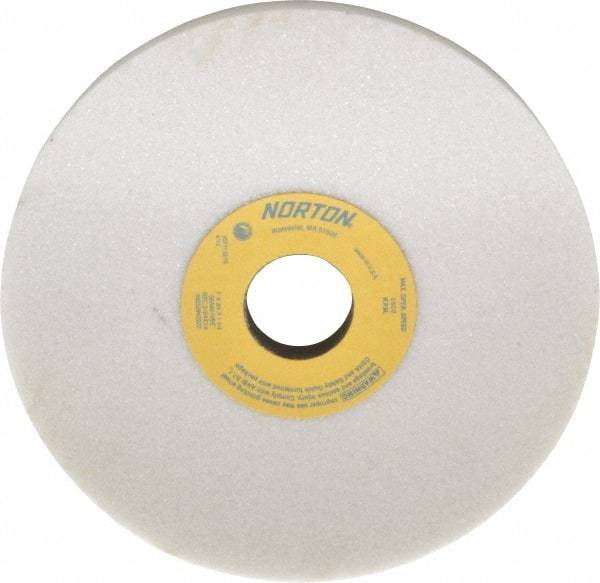 Norton - 7" Diam x 1-1/4" Hole x 3/4" Thick, I Hardness, 46 Grit Surface Grinding Wheel - Aluminum Oxide, Type 5, Coarse Grade, 3,600 Max RPM, Vitrified Bond, One-Side Recess - Americas Industrial Supply