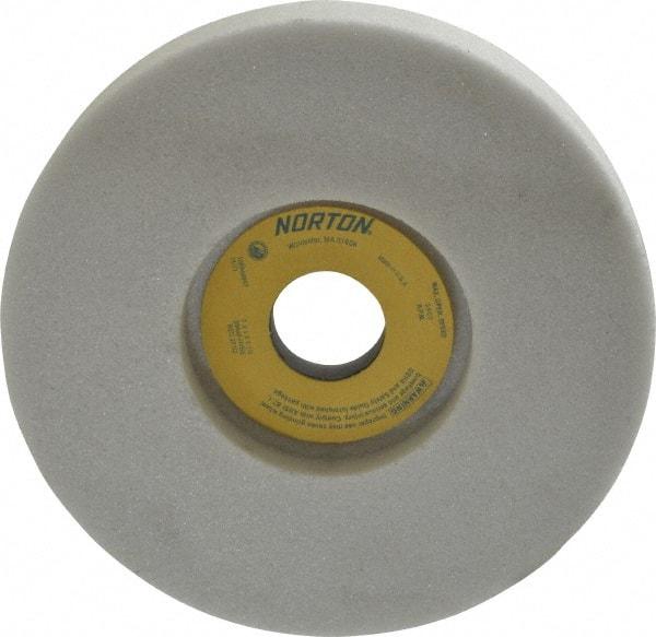 Norton - 7" Diam x 1-1/4" Hole x 1" Thick, H Hardness, 46 Grit Surface Grinding Wheel - Aluminum Oxide, Type 5, Coarse Grade, 3,600 Max RPM, Vitrified Bond, One-Side Recess - Americas Industrial Supply