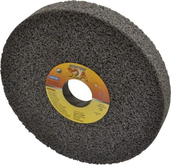 Norton - 7" Diam x 1-1/4" Hole x 1" Thick, G Hardness, 46 Grit Surface Grinding Wheel - Aluminum Oxide, Type 5, Coarse Grade, 3,600 Max RPM, Vitrified Bond, One-Side Recess - Americas Industrial Supply