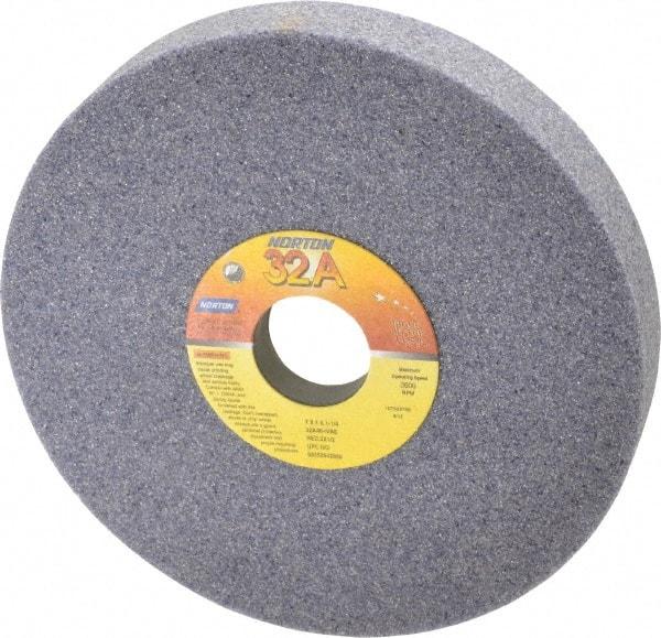 Norton - 7" Diam x 1-1/4" Hole x 1" Thick, I Hardness, 46 Grit Surface Grinding Wheel - Aluminum Oxide, Type 5, Coarse Grade, 3,600 Max RPM, Vitrified Bond, One-Side Recess - Americas Industrial Supply