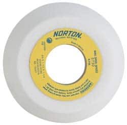 Norton - 5" Diam, 1-1/4" Hole Size, 1-3/4" Overall Thickness, 46 Grit, Type 11 Tool & Cutter Grinding Wheel - Medium Grade, Aluminum Oxide, J Hardness - Americas Industrial Supply