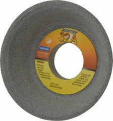 Norton - 4" Diam, 1-1/4" Hole Size, 1-1/2" Overall Thickness, 80 Grit, Type 11 Tool & Cutter Grinding Wheel - Medium Grade, Aluminum Oxide, K Hardness, Vitrified Bond, 5,730 RPM - Americas Industrial Supply